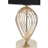 Stolná lampa Mauro Ferretti Maxt E27 Ø 24x44 cm zlatá čierna