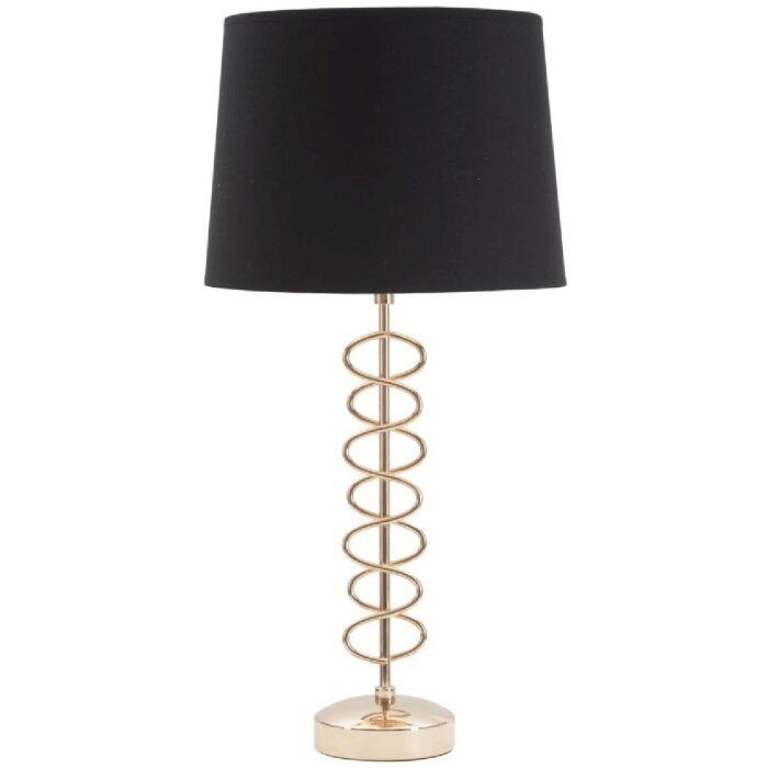 Stolná lampa Mauro Ferretti X E27 Ø 30x61,5 cm zlatá čierna