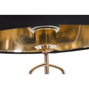 Stolná lampa Mauro Ferretti X E27 Ø 30x61,5 cm zlatá čierna
