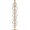 Stolná lampa Mauro Ferretti X E27 Ø 30x61,5 cm zlatá čierna