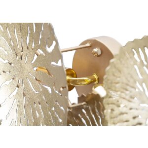 Mauro Ferretti nástenné svietidlo Dishi Plus 2-light E14 47x13x28 cm zlatá