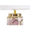 Stolná lampa Mauro Ferretti Glam Abstract E27 Ø 25x48 cm biela viacfarebná