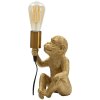 Stolná lampa Mauro Ferretti opica E27 17x14,5x25 cm zlatá