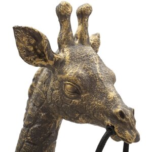 Mauro Ferretti stolová lampa Žirafa E27 40x22x80 cm starožitná zlatá
