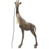 Mauro Ferretti stolová lampa Žirafa E27 40x22x80 cm starožitná zlatá