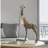Mauro Ferretti stolová lampa Žirafa E27 40x22x80 cm starožitná zlatá