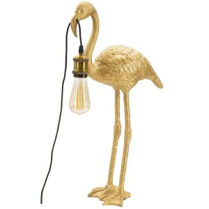 Stolná lampa Mauro Ferretti Flamingo E27 37x19x59 cm zlatá
