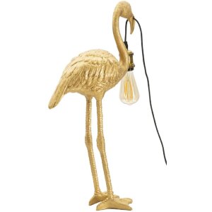 Stolná lampa Mauro Ferretti Flamingo E27 37x19x59 cm zlatá