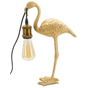 Stolná lampa Mauro Ferretti Flamingo E27 13x11,5x39,5 cm zlatá