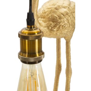 Stolná lampa Mauro Ferretti Flamingo E27 13x11,5x39,5 cm zlatá