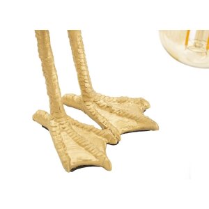 Stolná lampa Mauro Ferretti Flamingo E27 13x11,5x39,5 cm zlatá