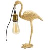 Stolná lampa Mauro Ferretti Flamingo E27 13x11,5x39,5 cm zlatá