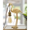 Stolná lampa Mauro Ferretti Flamingo E27 13x11,5x39,5 cm zlatá