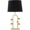 Stolná lampa Mauro Ferretti bublina E27 Ø 32,5x61 cm čierna zlatá