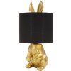 Stolná lampa Mauro Ferretti králik E27 Ø 20x43 cm zlatá čierna