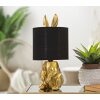 Stolná lampa Mauro Ferretti králik E27 Ø 20x43 cm zlatá čierna