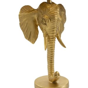 Stolná lampa Mauro Ferretti slon E27 Ø 32x59 cm zlatá čierna