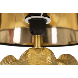Stolná lampa Mauro Ferretti slon E27 Ø 32x59 cm zlatá čierna
