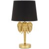 Stolná lampa Mauro Ferretti slon E27 Ø 25x43 cm zlatá čierna