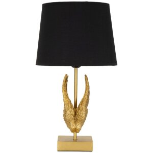 Stolná lampa Mauro Ferretti krídlo E27 Ø 25x45 cm zlatá čierna