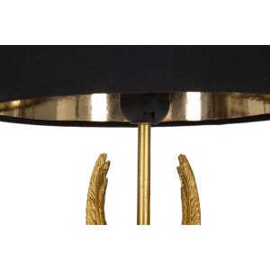 Stolná lampa Mauro Ferretti krídlo E27 Ø 25x45 cm zlatá čierna