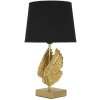 Stolná lampa Mauro Ferretti krídlo E27 Ø 25x45 cm zlatá čierna