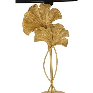 Mauro Ferretti stolová lampa flow E27 Ø 30x63 cm zlatá čierna