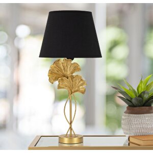 Mauro Ferretti stolová lampa flow E27 Ø 30x63 cm zlatá čierna