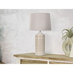Mauro Ferretti stolová lampa Schaubilder E27 Ø 30x55 cm krémová