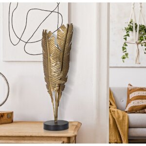 Mauro Ferretti stolová lampa palma E27 Ø 26x65 cm zlatá