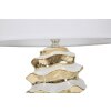 Stolná lampa Mauro Ferretti Glam-Weltraum E27 Ø 33x53 cm biele zlato