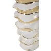 Stolná lampa Mauro Ferretti Glam-Weltraum E27 Ø 33x53 cm biele zlato