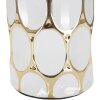 Stolná lampa Mauro Ferretti Glam Carv E27 Ø 34,5x56 cm biele zlato