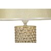Stolná lampa Mauro Ferretti Glam Gold E27 Ø 30x47,5 cm zlatá biela
