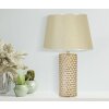 Stolná lampa Mauro Ferretti Glam Gold E27 Ø 30x47,5 cm zlatá biela