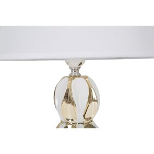 Stolná lampa Mauro Ferretti Glam Balls E27 Ø 28x46 cm biele zlato