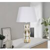 Stolná lampa Mauro Ferretti Glam Balls E27 Ø 28x46 cm biele zlato
