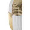 Stolná lampa Mauro Ferretti Glam Line E27 Ø 33x54 cm biela zlatá