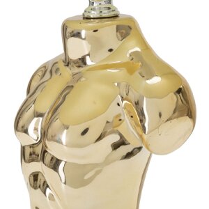 Stolná lampa Mauro Ferretti Glam man E27 25x42,5 cm zlatá