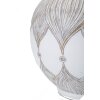 Stolná lampa Mauro Ferretti Atene E27 Ø 38x59 cm biela umytá hnedá