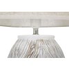Stolná lampa Mauro Ferretti Atene oválna E27 Ø 38x67 cm biela umytá hnedá