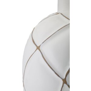 Mauro Ferretti stolová lampa línie E27 Ø 35x60 cm biela umytá