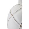 Mauro Ferretti stolová lampa línie E27 Ø 35x60 cm biela umytá