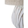 Stolná lampa Mauro Ferretti Honduras E27 Ø 35x48 cm biela umytá