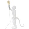 Stolná lampa Mauro Ferretti opica E27 Ø 26x34x55 cm biela