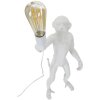 Stolná lampa Mauro Ferretti opica E27 Ø 26x34x55 cm biela