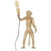 Stolná lampa Mauro Ferretti opica E27 Ø 26x34x55 cm zlatá
