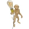 Stolná lampa Mauro Ferretti opica E27 Ø 26x34x55 cm zlatá