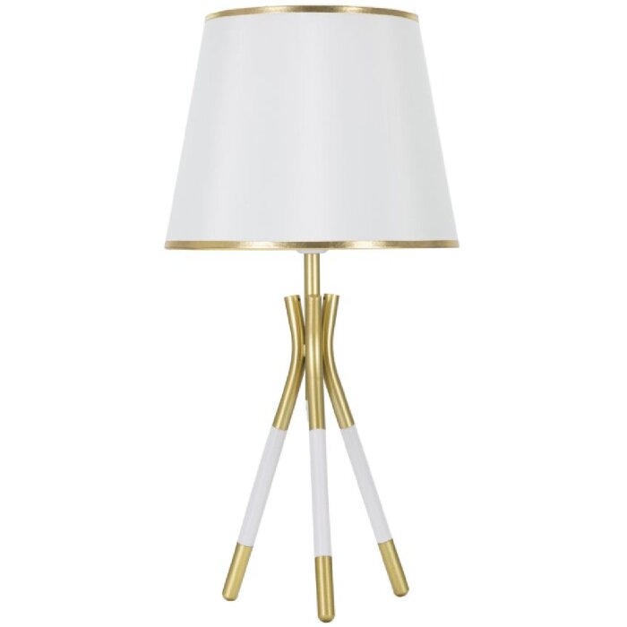 Stolná lampa Mauro Ferretti Triply E27 Ø 28x57 cm zlatá biela