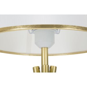 Stolná lampa Mauro Ferretti Triply E27 Ø 28x57 cm zlatá biela